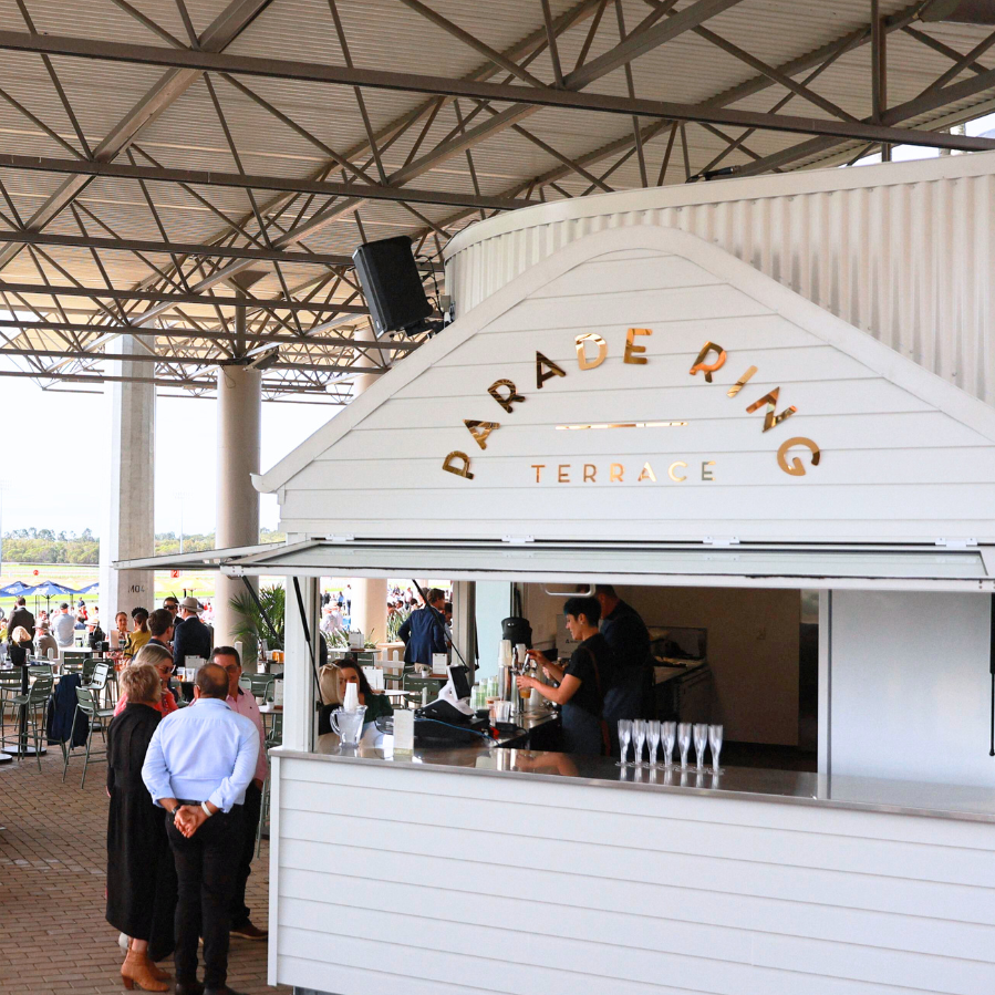 Caloundra Cup Day at Sunshine Coast Turf Club Reserved table Parade Ring Terrace